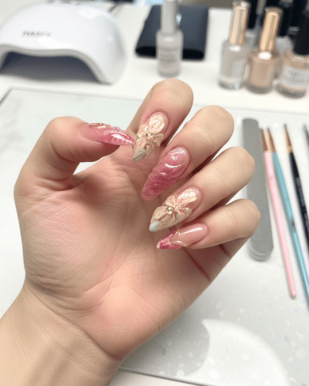 Manicure at Bling Nails & Spa York PA